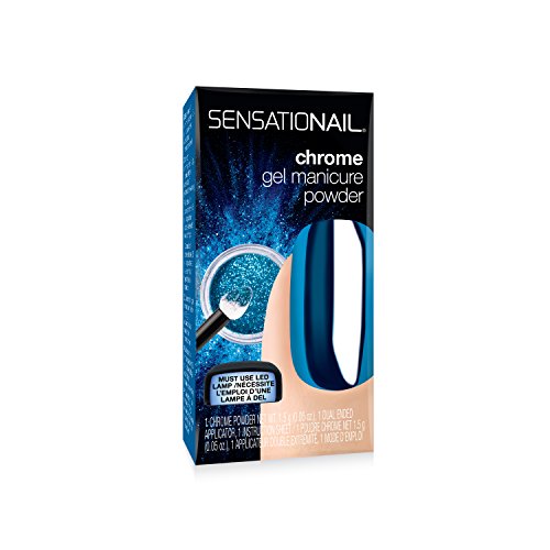 SensatioNail - Polvere cromata, colore: Blu