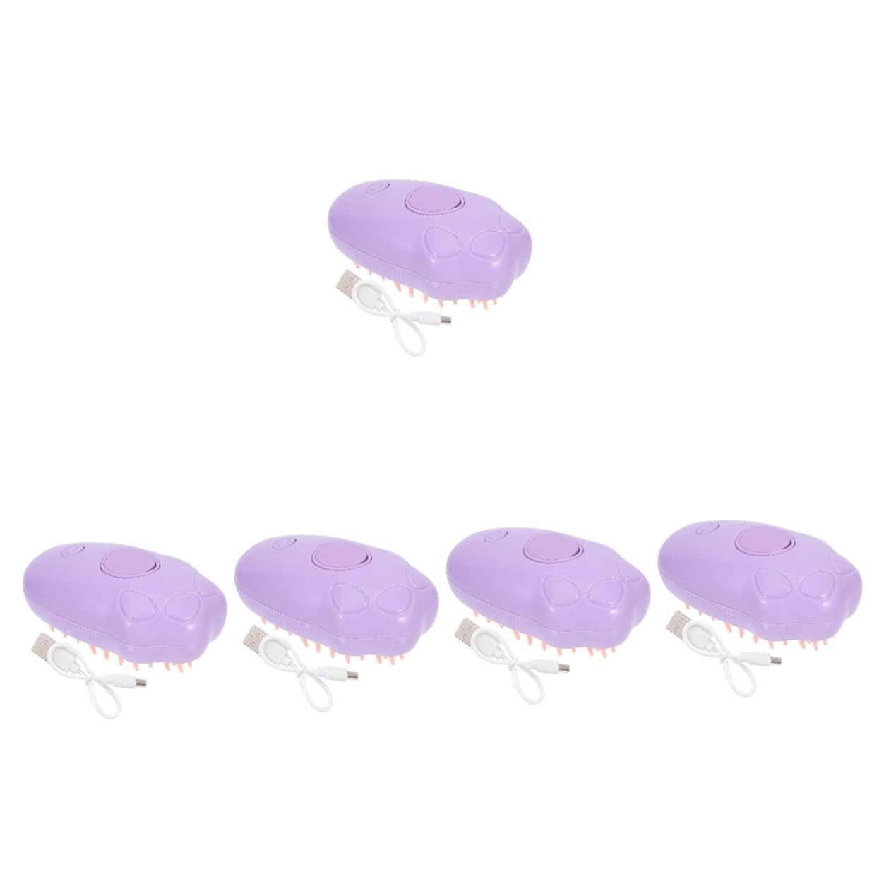 Kisangel 5piezas Cepillo De Vapor Para Gatos Autolimpiable y Multifuncional Cepillo De Masaje y Limpieza Vapor Cuidado De Color