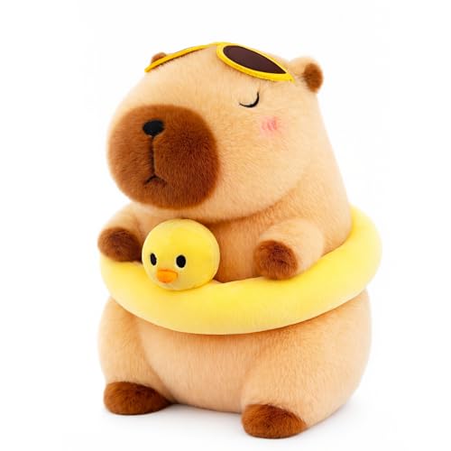 TITQWOP Capybara Plush 12" Cute Capybara Stuffed Animal Cute Capibaras Peluches Capybara Gifts Ultra Soft Hugging Gift for Kids, Girls, Boys