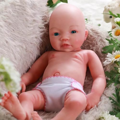 Muñeca Realista de Silicona 18 Pulgadas Reborn miniatura 1
