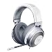 Razer Kraken Gaming Headset: Lightweight Aluminum Frame - Retractable Cardioid Mic - For PC, PS4, Nintendo Switch - 3.5 mm Headphone Jack - Mercury White