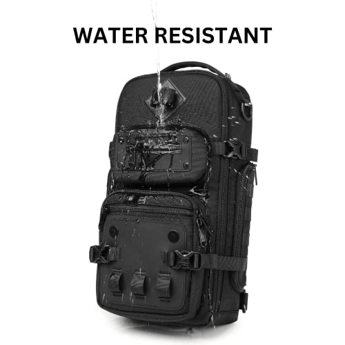 P&D Tactical Shoulder Sling Bag For Men Backpack 14L Large Capacity Chest Tactical Outdoor Crossbody Travel Pack Waterproof Sports Bag For Man Male #TOP5
