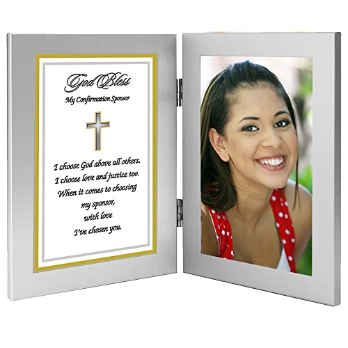 Poetry Gifts Sponsor Confirmation Thank You Poem In Two Attached Frames, Add 4X6 Inch Photo #TOP3