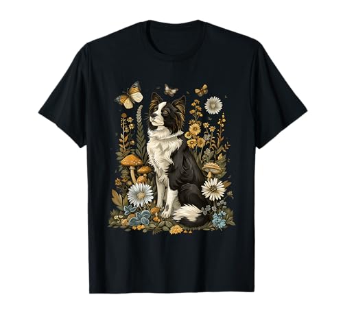 Cottagecore Aesthetic Cute Border Collie Sheepdog Farmers T-Shirt