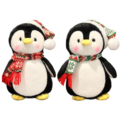 Peluche pingouin de Noël pour décorer la chambre de vos enfants