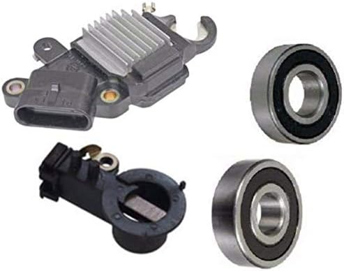 Alternator Rebuild Kit 2002-2004 Century Regal Impala Monte Carlo with 105 Amp Delco Option Voltage Regulator, Brushes and Bearing Kit