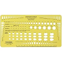 Traceease Diamond Weight Estimator Multiple Cut Jewelry Templates Drafting Tools Jewellery Designing Stencils