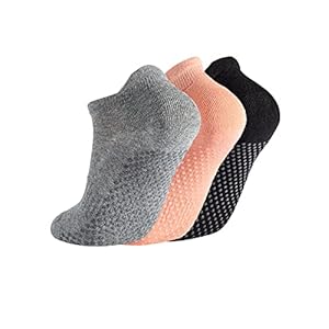 Breslatte Grip Socks Pilates Socks with Grips for ...