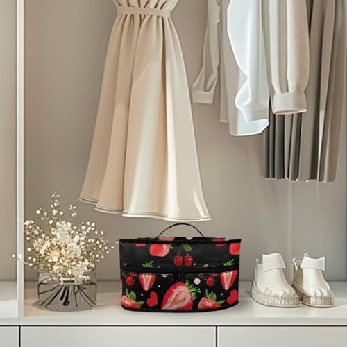 COEQINE Cute Strawberry Dustproof Iron Carrier Protective Sleeve Adds Joy To Garment Care Routine for Small Spaces Foldable Travel Storage Bag4