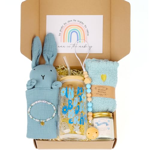 PANYUXUT Boy Mom Gifts for New Moms New Mommy Essentials Pregnancy Gifts for Expecting Mama for First Time Moms Care Package After Baby (Boy Mama)