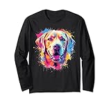 Photo Gallery colorato labrador retriever dog splash art maglia a manica Photo Gallery colorato labrador retriever dog splash art maglia a manica