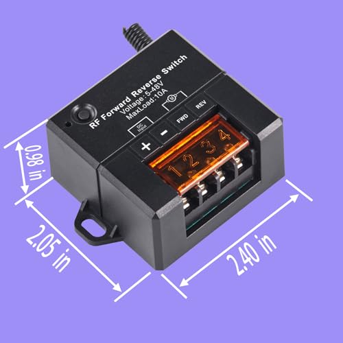 Idealwin IDEALWIN-F&R-001 Forward Reverse Switch Working Voltage Dc5V To 48V, Linear Actuator 12V Remote Switch Of Current Rating 10A thumb #5