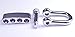 Chrome Adjustable Paracord Metal Shackle - 5 Pack