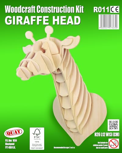 Quay Testa di Giraffa Woodcraft Kit di Costruzione...