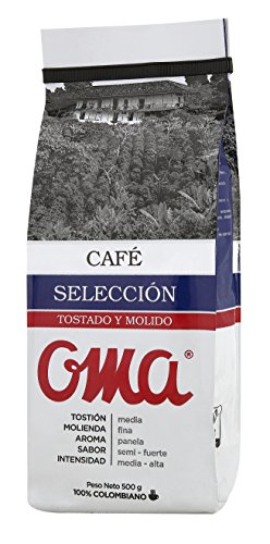 OMA Roast and Ground Coffee Special Selection 100% Colombian Coffee/Cafe OMA Tostado y Molido