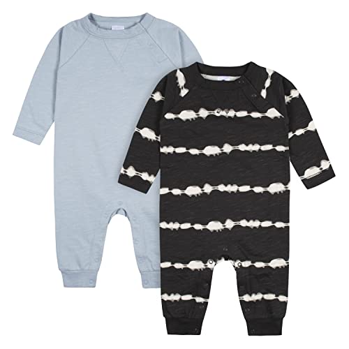 Image of Gerber baby-boys 2-pack Long Leg RomperBaby and Toddler T-Shirt Set