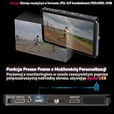 Portkeys LH7P Monitor Polowy 7 Cali 1000 nitów, Ekran Dotykowy, 4K HDMI z 3D LUT, Sterowanie Bezprzewodowe, Kształt Fali Luma, Fałszywy Kolor, Kompatybilny z BMPCC