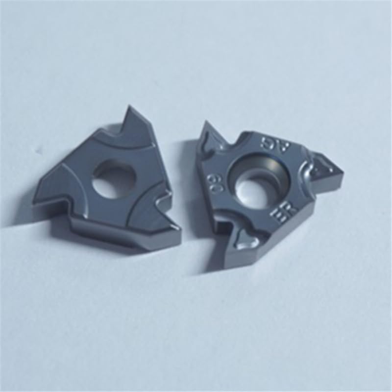 Tool Part for 16ER/16IR 1.5TR 2.0TR 3.0TR Threading Turning Insert Blade Indexable Tungsten Lathe Toos - (Shank Diameter: 10pcs 16ER1.5TR)