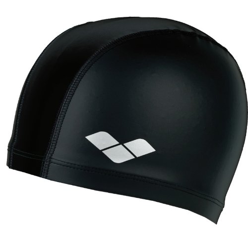 Touca De Natação Adulto Fusion Pro Preta Nylon Arena