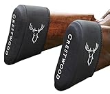 CRESTWOOD (2-Pack) Universal Recoil Pad, Recoil Pads for buttstock, Rifle and Shotgun Accessories, Hunting, Sporting Clay, Trap Shooting Accessory, Slip-On Limbsaver
