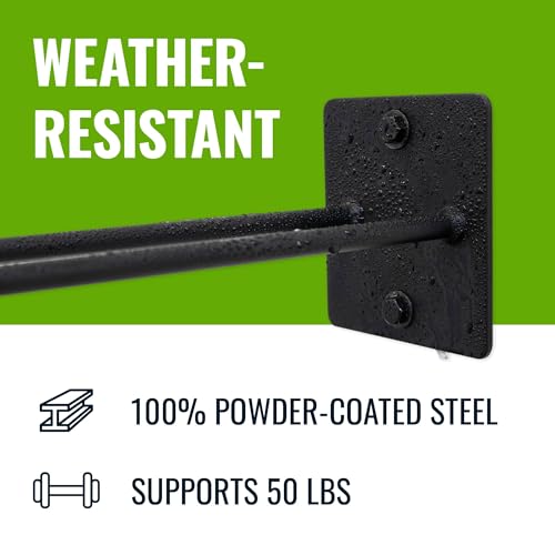 Image of StoreYourBoard Garage Garden Tool Wall Mount Hook, Garage Organization and Storage, Shovel & Rake Hangers Yard Tool Rack, Industrial Steel Holds 50 Pounds