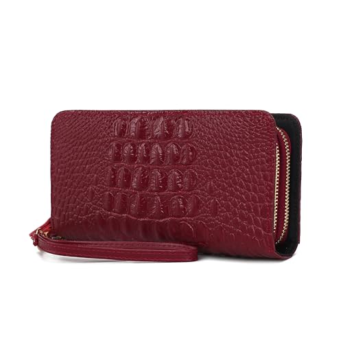 Image of MKF Collection Wristlet Wallet for Women, Small Credit Card Holder with Zipper Coin Pocket Wallet Purse Handbag By Mia K