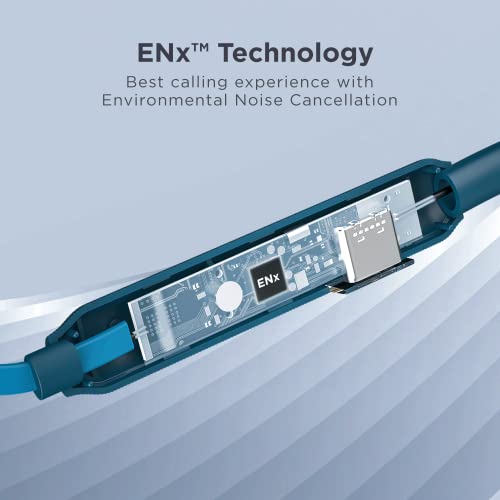 Image of boAt Rockerz 245 pro Bluetooth in Ear Neckband with Beast Mode(Super Low Latency) for Gaming, ENx Tech for Clear Calls, ASAP Charge, 20HRS Playtime, IPX4, Dual Pairing & BT v5.3(Blue Bliss)