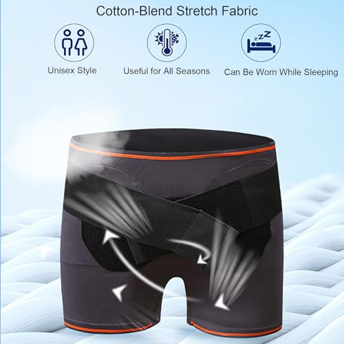 Faja para Hernia Inguinal con 2 Almohadillas Compresión, Talla L miniatura 3
