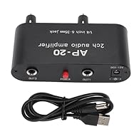 STURDY CONSTRUCTION: Housed in a robust aluminum CNC chassis, this sound preamplifier features a robust design in a sleek black color, ensuring longevity and reliability for professional sound applications. POWER SUPPLY & FLEXIBILITY: The amplifier s...