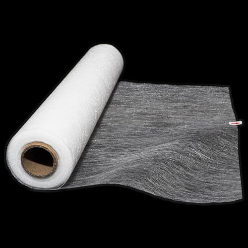 Transparia 12 x 10 Yards Double Sided Fusible Web Light Weight Fusible Interfacing for Sewing Iron on Fusible Bonding Web for Fabric and DIY Craft Making