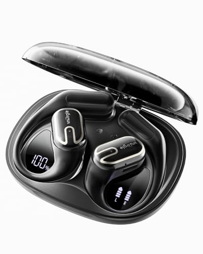 Image of vnilrgle Open Ear Earbuds 5.4 Bluetooth Headphones(Black)