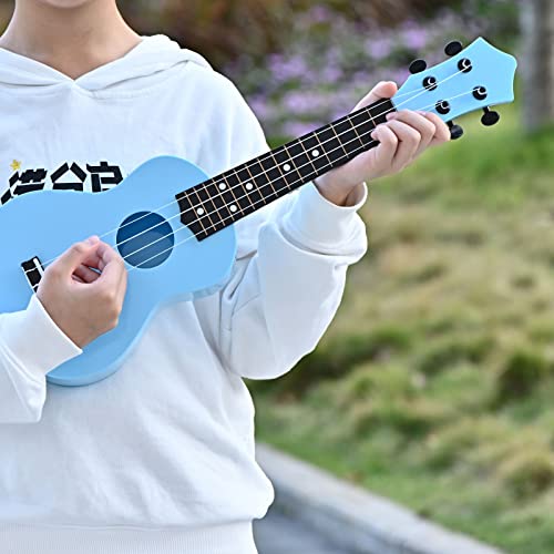 Kids Toy Ukulele 21 inch Plastic Ukelele,Musical Instrument, Ukulele Toy Gift for Children Beginners with Bag Picks Strings (Light blue) - Les Beatles, Paul McCartney, John Lennon, RIngo Starr, George Harrison Kids Toy Ukulele 21 inch Plastic Ukelele,Musical Instrument, Ukulele Toy Gift for Children Beginners with Bag Picks Strings (Light blue) – Image 6