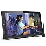 The drawing monitor must be connected to a computer to use. Compatible with Windows 7 and above, Mac OS x 10.12 and above, Linux. Compatible with most drawing software like Photoshop, Krita, MediBang, Clip Studio Paint, and so on 21.5 inch Full-Lamin...