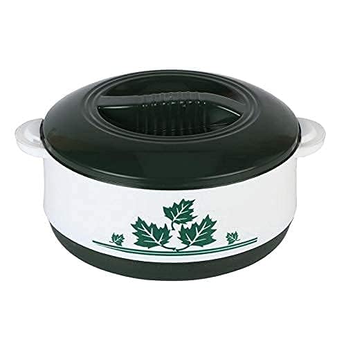 Image of Ever'n' Green Plastic Casserole with Cover and Bottom, Set of 1, 2 L, Green