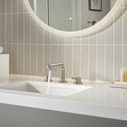 GROHE 20572EN1 Concetto, 8-inch Widespread 2-Handle S-Size Bathroom Faucet 1.2 GPM, Brushed Nickel thumbnail 2