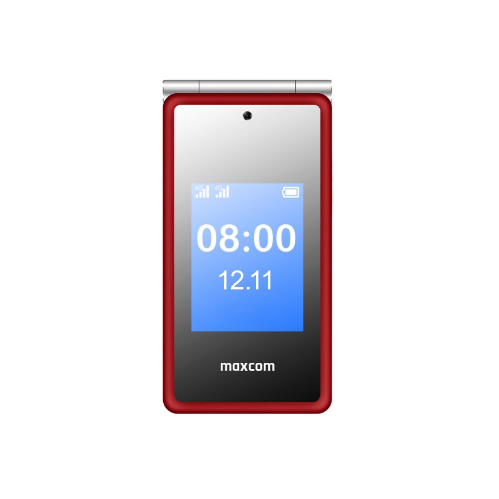 Maxcom Téléphone MM835 4G Dual SIM Rouge