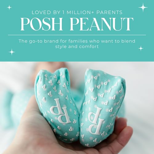 Image of Posh Peanut Convertible Baby Sleepers - Footless Baby Pajamas with 2 Way Zipper for Easy Diaper Changes