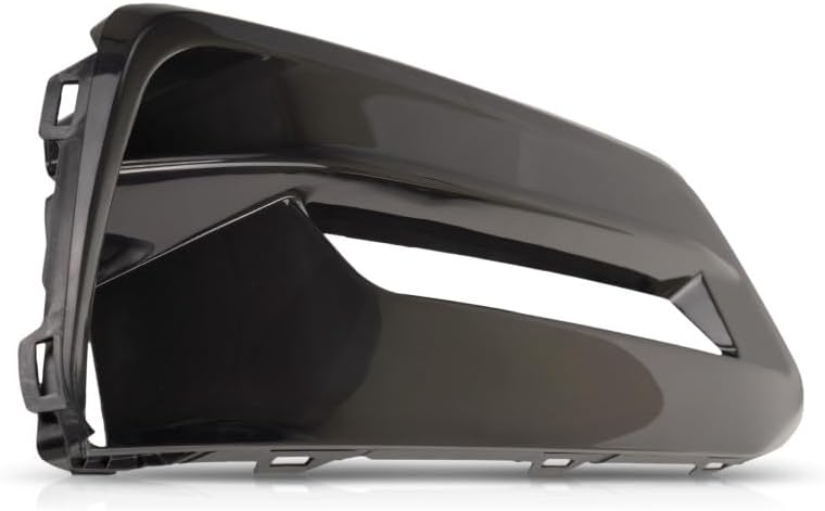 For Honda Accord 2018 2019 2020 Fog Light Bezel Passenger Side | Front | Black | With Fog | PP Plastic | For Sedan Model Only | Excluded Hybrid Model | For HO1039140 | 71102TVAA10, HD198-127CCR