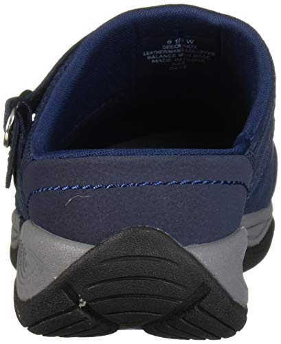 Easy Spirit Women's Equinox Mule, Blue Suede, 9 #TOP2