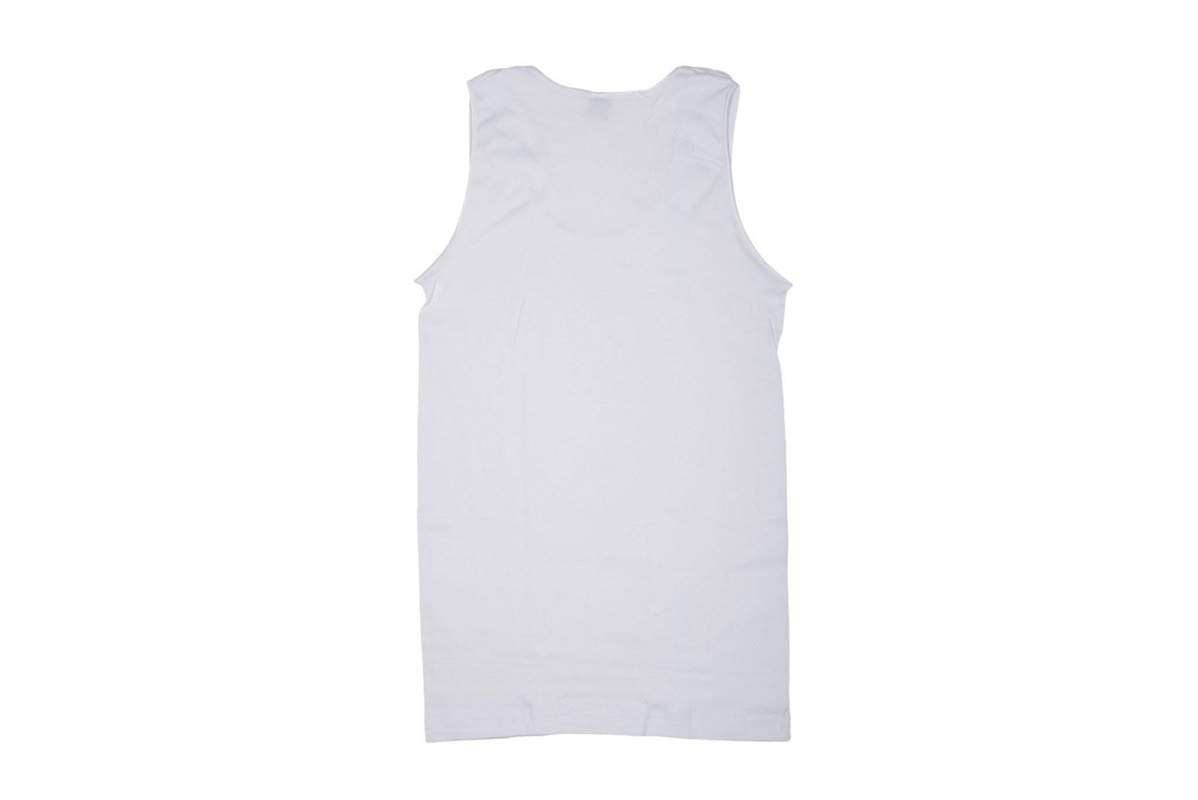 New Day intimo eccezionale Made in Italy – Pack de 3 Camisetas Interiores Tipo Canotta para Mujer de Tirante Ancho con Encaje de macramé o Ribete Satinado en 100% algodón