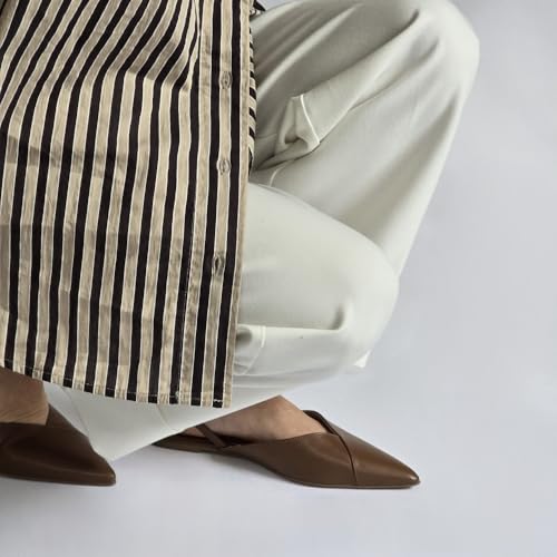 LUMINOSA Women’s Pointed-Toe Slingback Flats for Women4