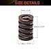MroMax 10Pcs 3D Printer Die Spring 14mm OD 20mm Long Spiral Stamping Extra Heavy Load Compression Mould Die Spring Brown 3D Printer Spring Bottom Connect Leveling Compatible with 3D Printer Bed