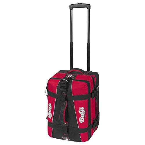 BoGi Bag Bag Reisetasche 40 Liter Bagage Cabine, 52 cm, liters, Rouge (Rot/Schwarz)