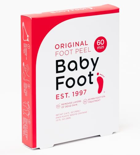 Baby Foot Original Exfoliation Foot Peel - For Rough Cracked, Dry Feet, Dead Skin Removal - Foot...