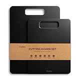 Culiex Wood Fiber Cutting Board Set of 2, Dishwasher Safe, Non-Toxic Cutting Board for Kitchen, BPA Free, Non-Slip, Non-Porous Composite Chopping Board for Meat Vegetable Fruit