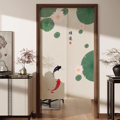 NASFH 間仕切り ドアカーテン カラー6 のれん 遮熱 厚手 部屋 階段 玄関 目隠し ショート 暖簾 御洒落 新生活 インテリア お店 玄関 出入り口 洗面所 和室 ロング 居酒屋 A85*180