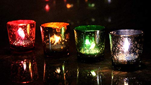 eSplanade Tealight Holders/Tealight Candles Holders Christmas Festival Lights (Smaller - Set of 4) - Image 4