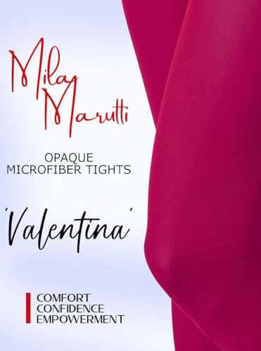 Image of Mila Marutti Opaque Tights for Women | Soft Stockings Pantyhoseier | - Made in EU
