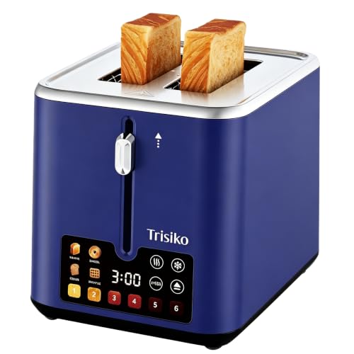 Toaster 2 Slice with Extra Wide Slot, Kichele Stainless Steel Bread Toaster