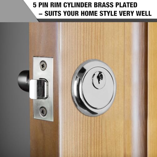 Cilindro de llanta DIDA para reparar tu cerradura Nightlatch en puertas de 38 a 57 mm 6